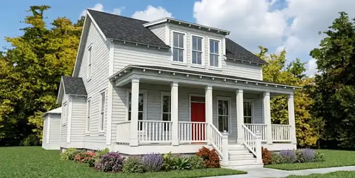 Southern house plans 103-348 - front exterior, 2,639 sq ft, 5 bed, 3 bath house plans | Monster House Plans