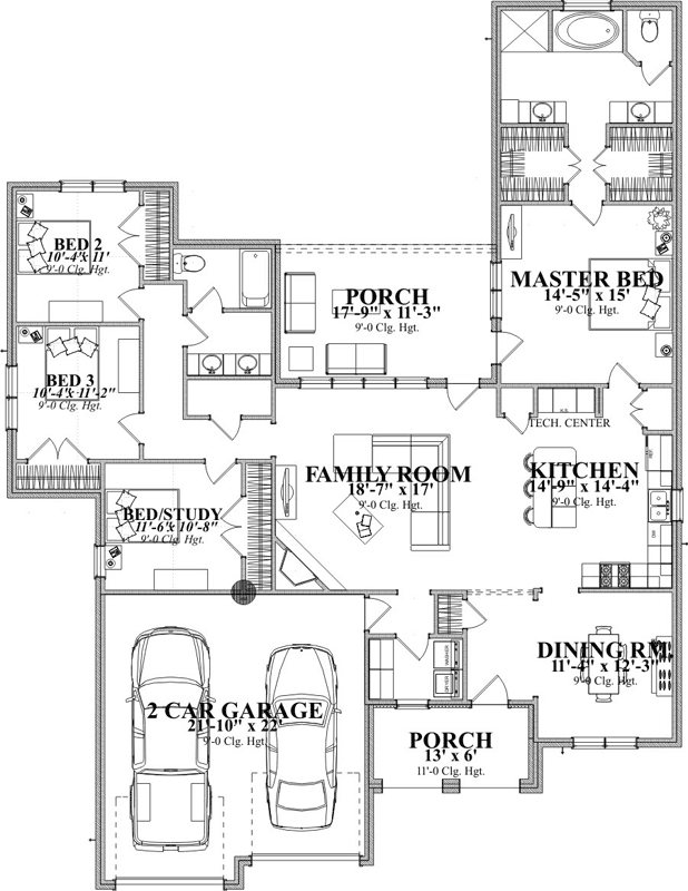 Main Floor Plan: 103-352