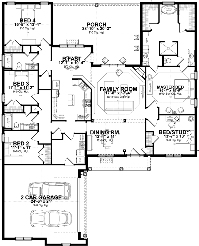 Main Floor Plan: 103-354