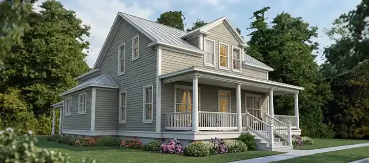 Country house plans 103-356 - front exterior, 2,713 sq ft, 4 bed, 3 bath house plans | Monster House Plans