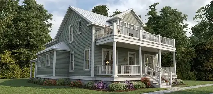 Southern house plans 103-358 - front exterior, 2,713 sq ft, 4 bed, 3 bath house plans | Monster House Plans