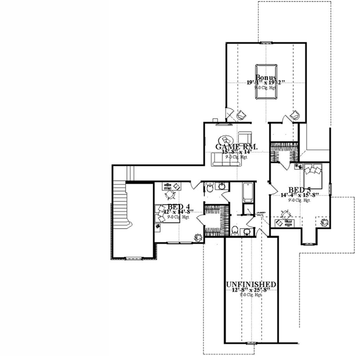 Upper/Second Floor Plan: 103-360