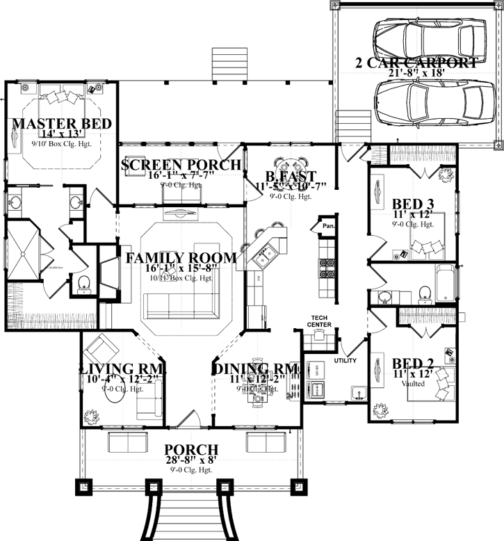 Main Floor Plan: 103-366