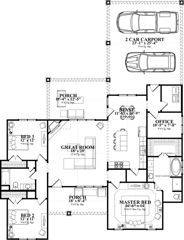 Main Floor Plan: 103-370