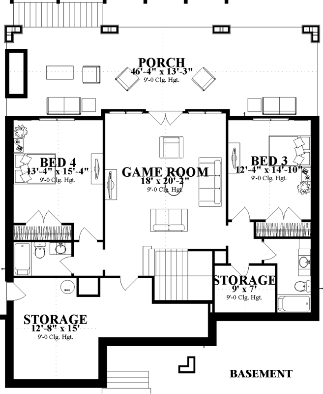 Lower Floor Plan: 103-371