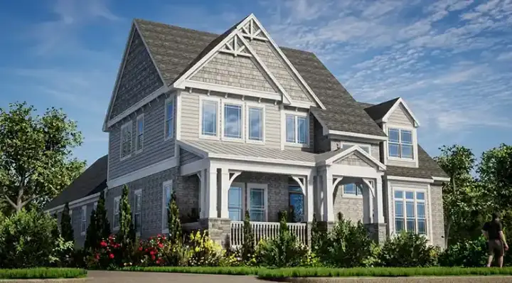 Cape Cod house plans 103-376 - front exterior, 3,404 sq ft, 3 bed, 3 bath house plans | Monster House Plans