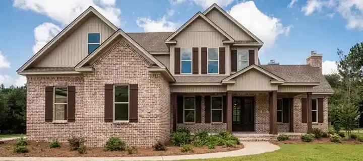 Traditional house plans 103-383 - front exterior, 2,758 sq ft, 4 bed, 3 bath house plans | Monster House Plans