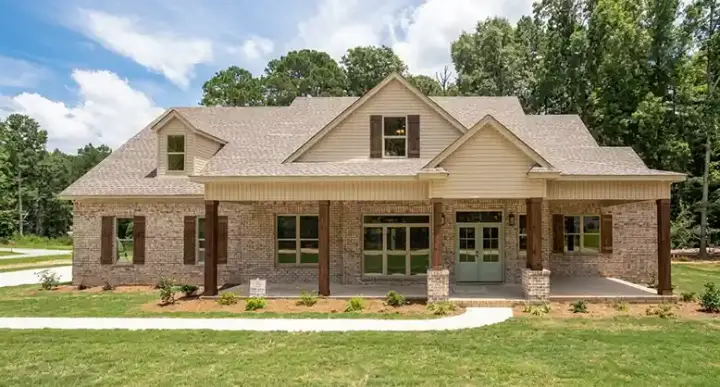 Modern Farmhouse house plans 103-390 - front exterior, 2,956 sq ft, 4 bed, 3 bath house plans | Monster House Plans