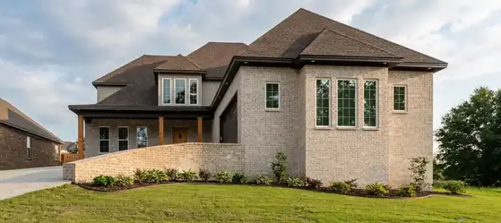 Traditional house plans 103-398 - front exterior, 2,999 sq ft, 2 bed, 2 bath house plans | Monster House Plans