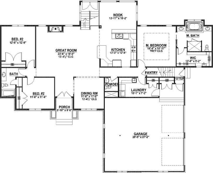 Main Floor Plan: 104-102