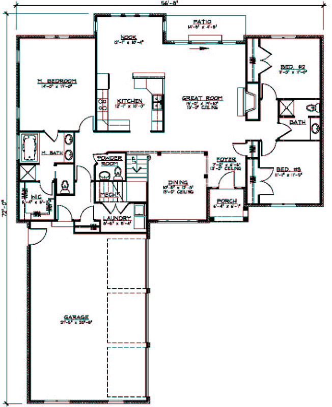 Main Floor Plan: 104-103