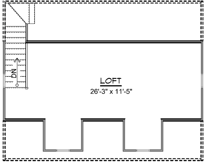 Upper/Second Floor Plan: 104-121