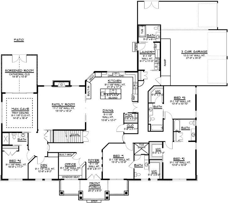 Main Floor Plan: 104-131