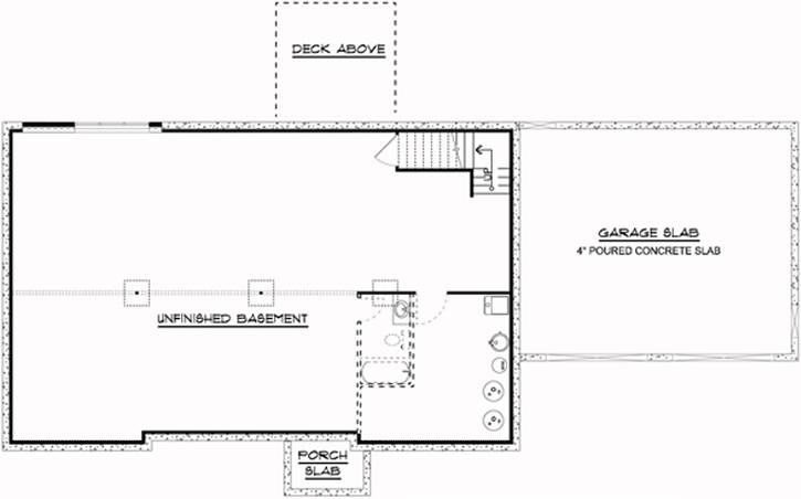 Lower Floor Plan: 104-133