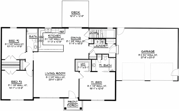 Main Floor Plan: 104-133