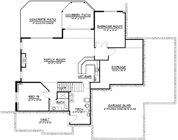 Lower Floor Plan: 104-137
