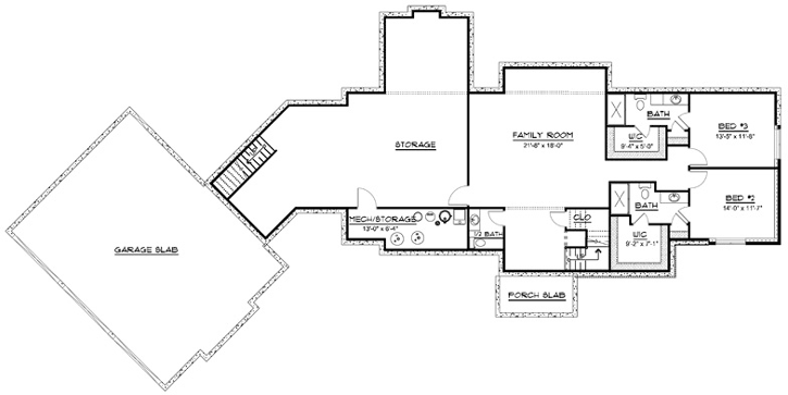 Lower Floor Plan: 104-139