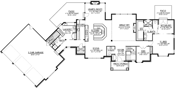 Main Floor Plan: 104-139