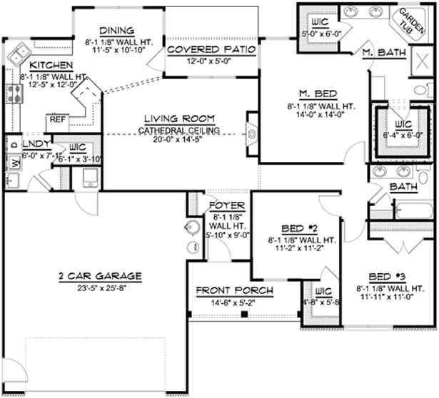 Main Floor Plan: 104-143