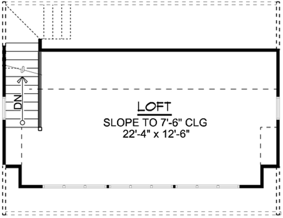 Upper/Second Floor Plan: 104-144