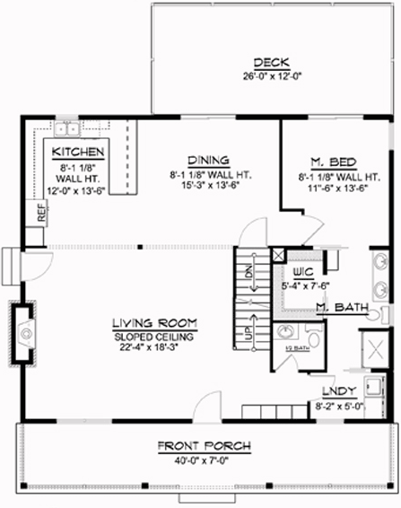 Main Floor Plan: 104-146