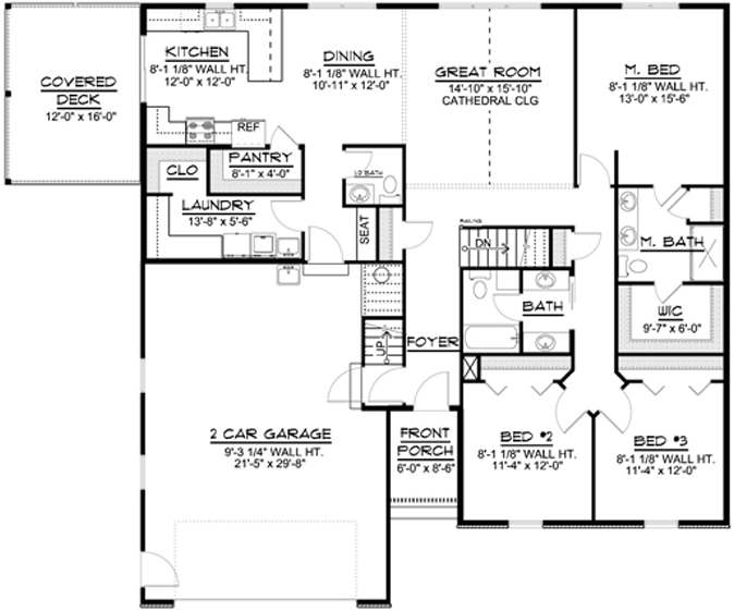 Main Floor Plan: 104-148
