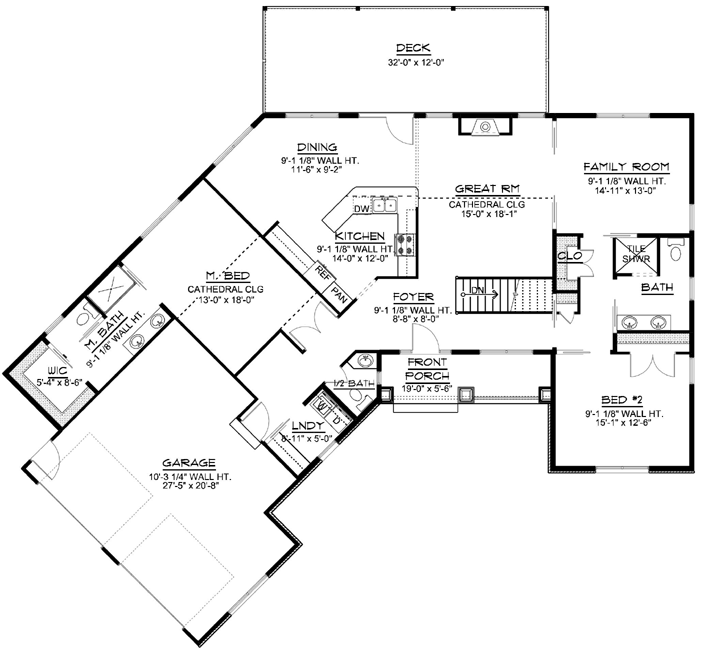 Main Floor Plan: 104-149