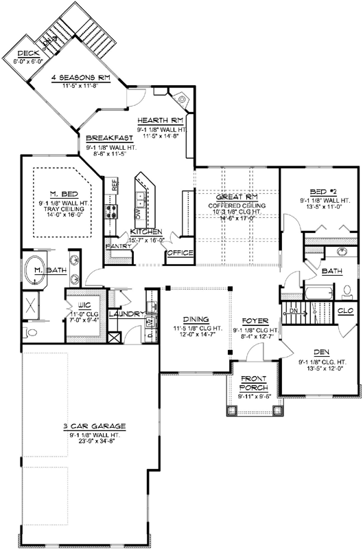 Main Floor Plan: 104-150