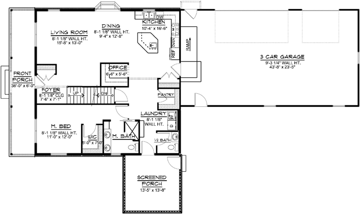 Main Floor Plan: 104-151