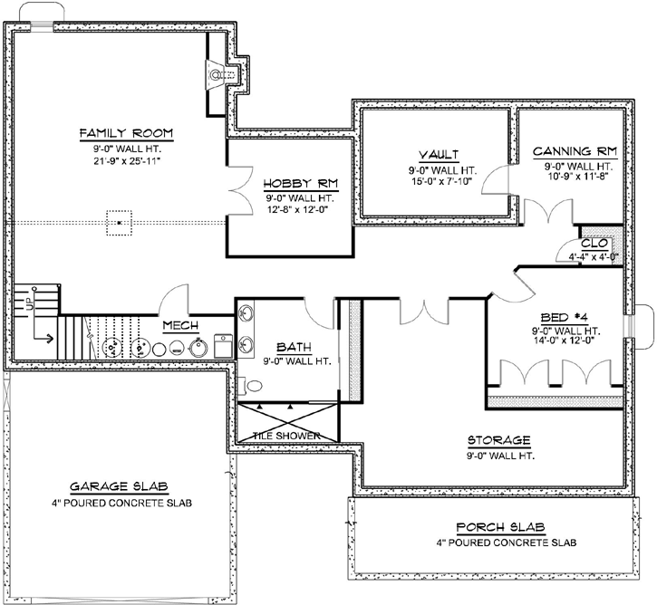 Lower Floor Plan: 104-152