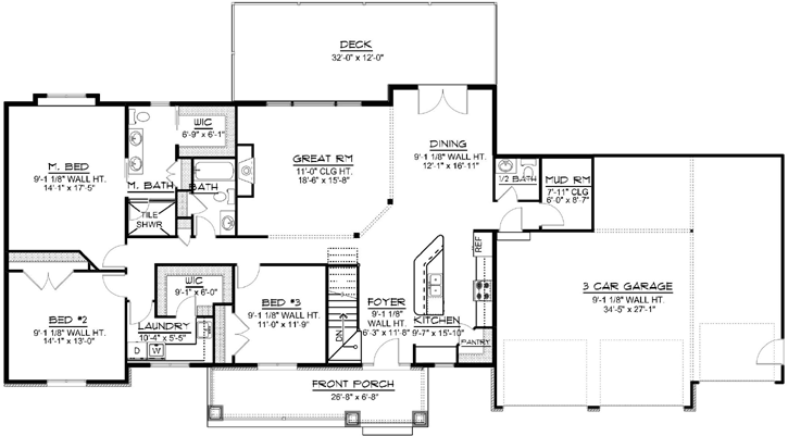Main Floor Plan: 104-155