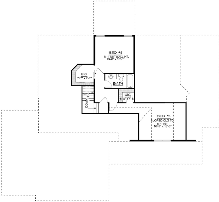 Upper/Second Floor Plan: 104-157