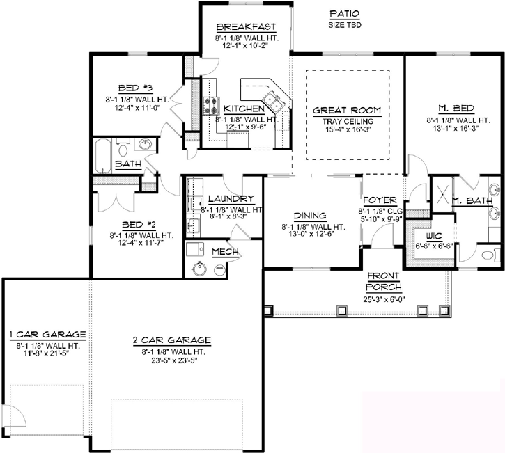 Main Floor Plan: 104-158