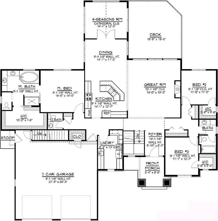 Main Floor Plan: 104-160