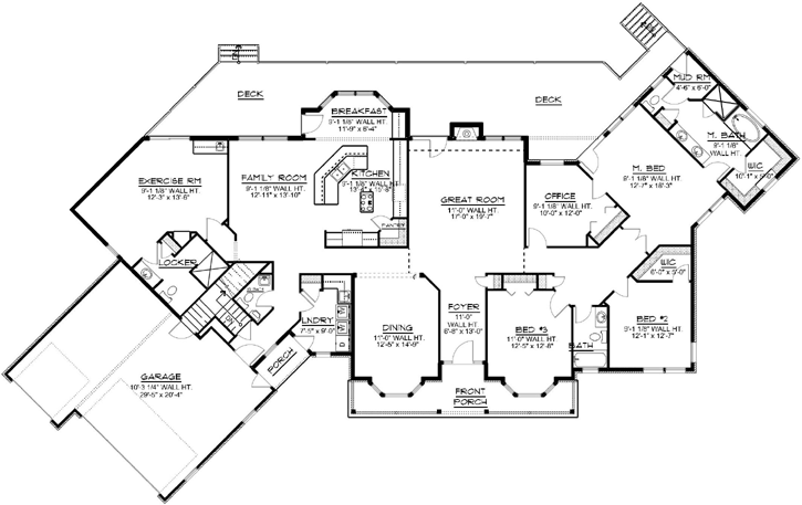 Main Floor Plan: 104-161