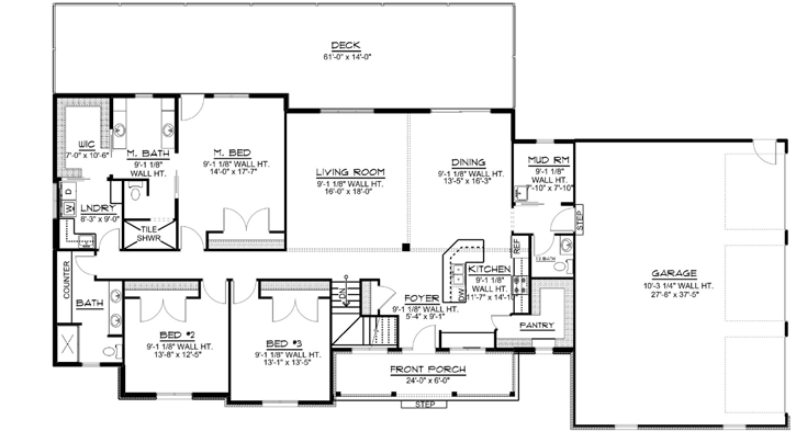 Main Floor Plan: 104-167