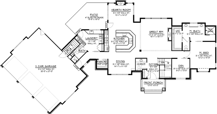 Main Floor Plan: 104-170