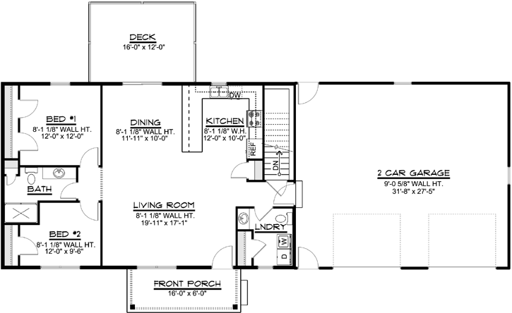 Main Floor Plan: 104-180