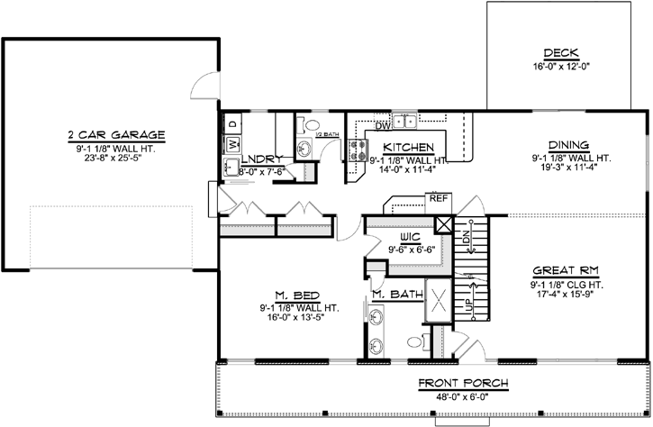Main Floor Plan: 104-181
