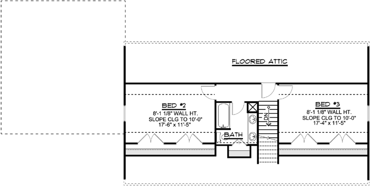 Upper/Second Floor Plan: 104-181