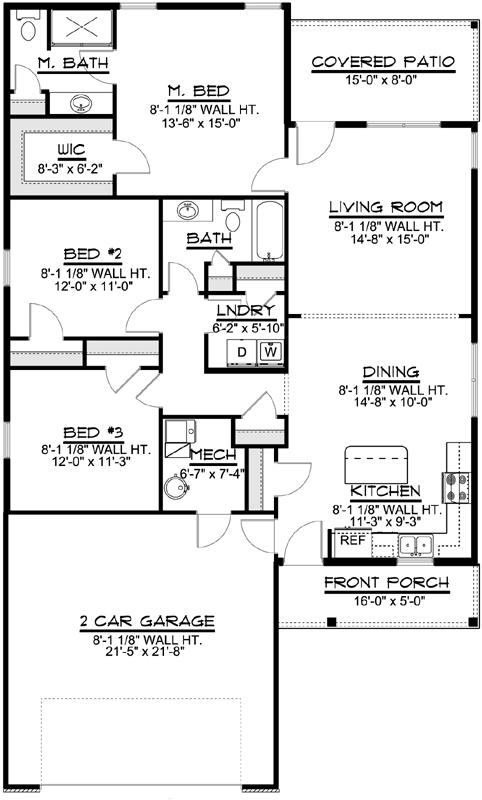 Main Floor Plan: 104-187