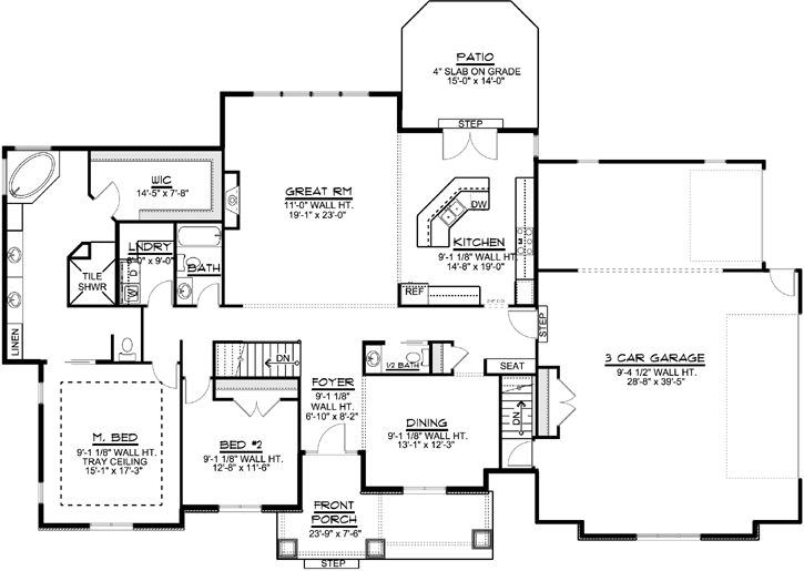 Main Floor Plan: 104-188