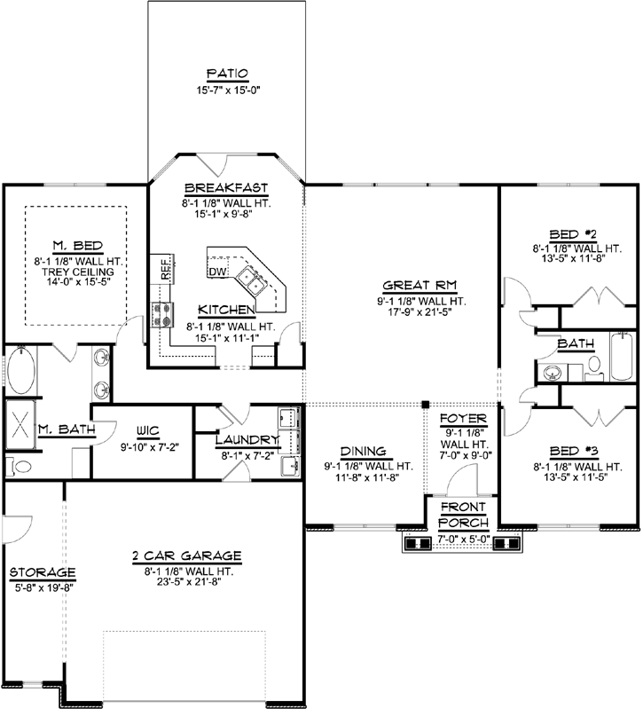 Main Floor Plan: 104-189