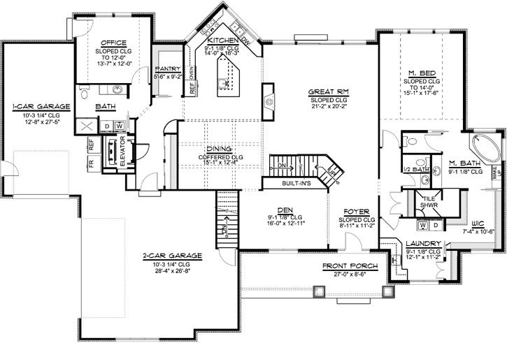 Main Floor Plan: 104-192