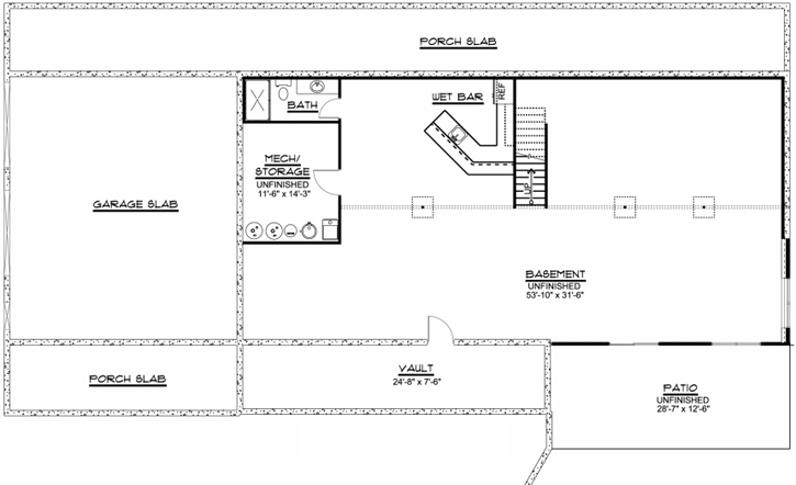 Lower Floor Plan:104-194