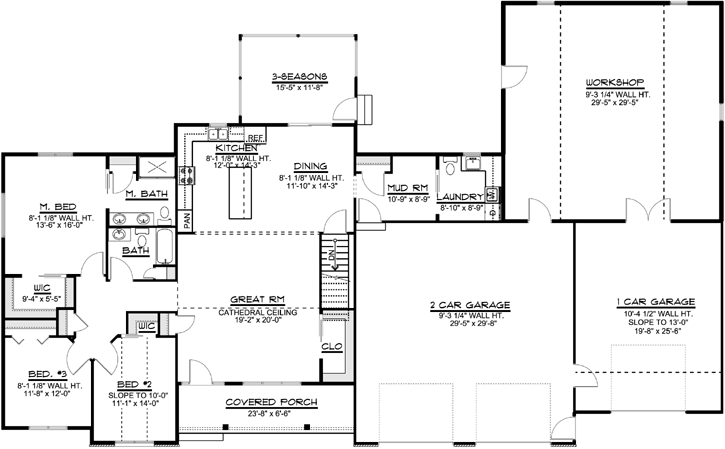 Main Floor Plan: 104-195