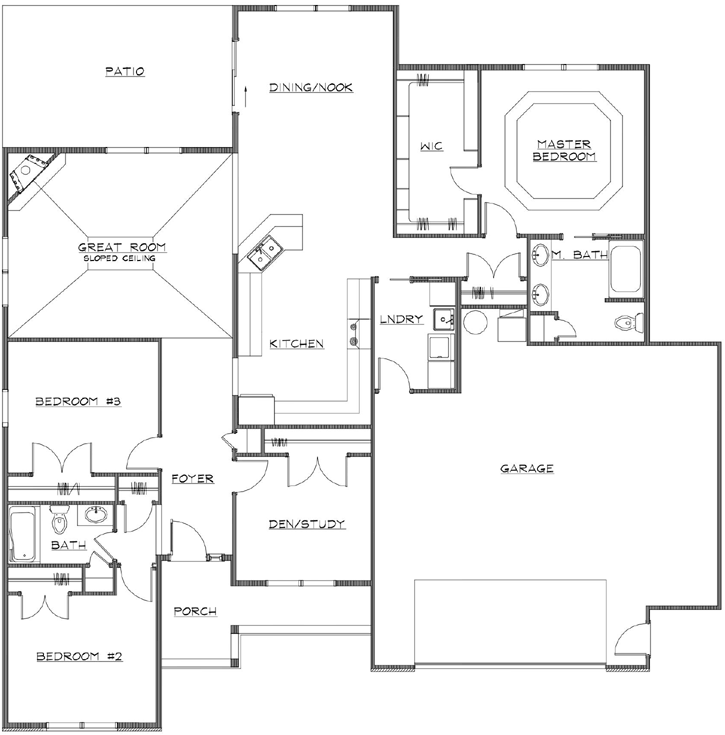 Main Floor Plan: 104-202