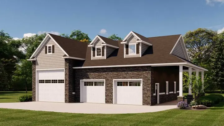 Country house plans 104-291 - front exterior, 2,040 sq ft, 0 bed, 0 bath house plans | Monster House Plans
