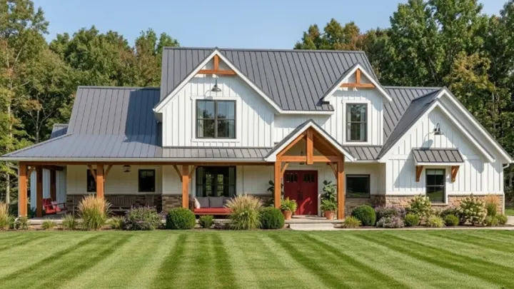 Craftsman house plans 104-511 - front exterior, 2,813 sq ft, 3 bed, 2 bath house plans | Monster House Plans