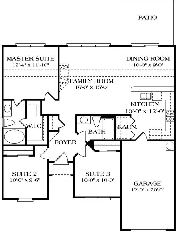 Main Floor Plan: 106-102